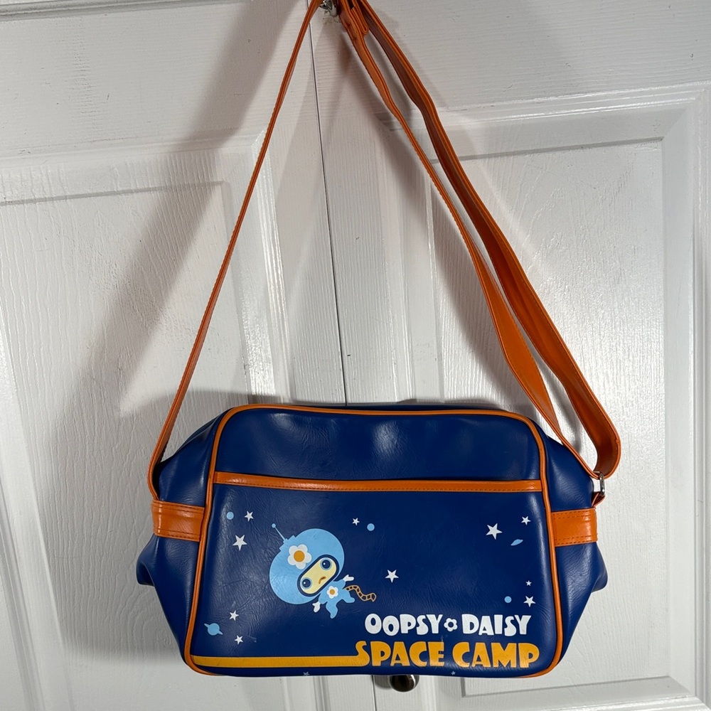 Oopsy Daisy Space Camp Kids Bag - Blue and Orange